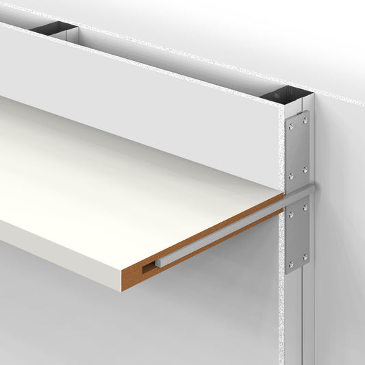 棚受け金具 カウンター 受け金具 補強金物 インローブラケット角棒９ミリ